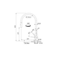 Eos Neo pull-out spray