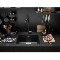 Eos Neo pull-out spray czarna stal -6